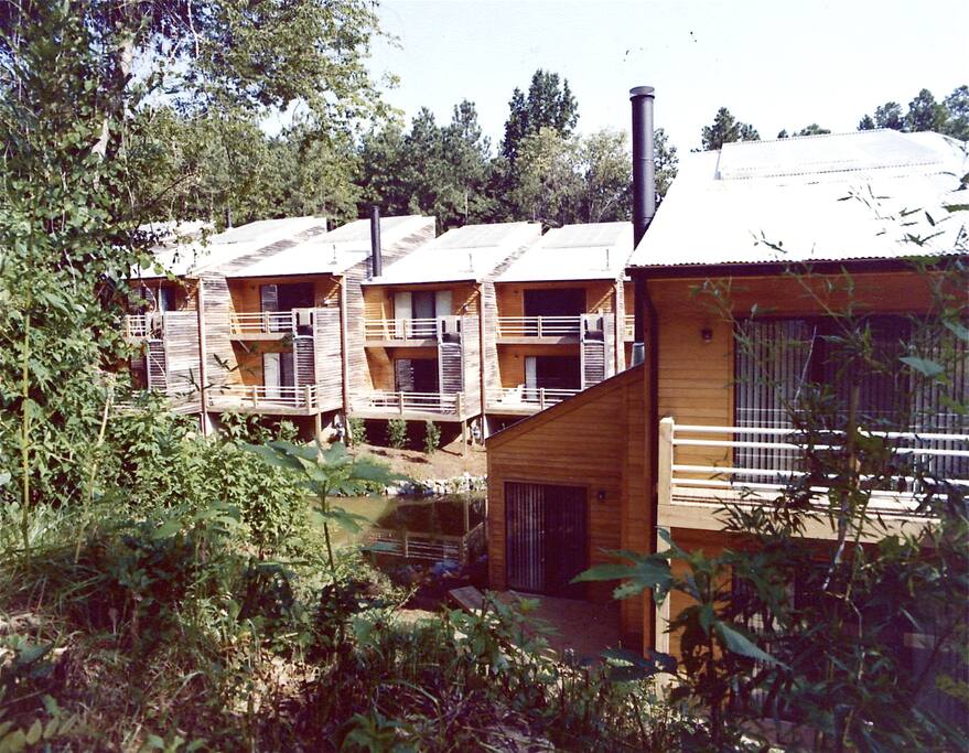 South Facing Back Deck and Balcony Overlooking the Pond