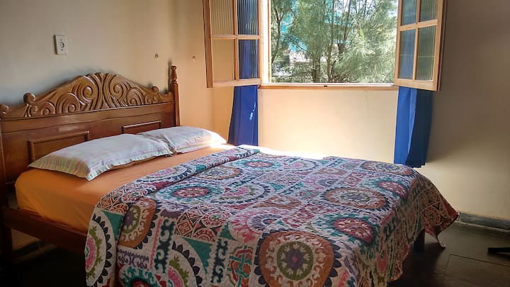 เตียงคู่ในห้องพัก 1