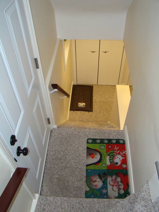 Stairs to suite