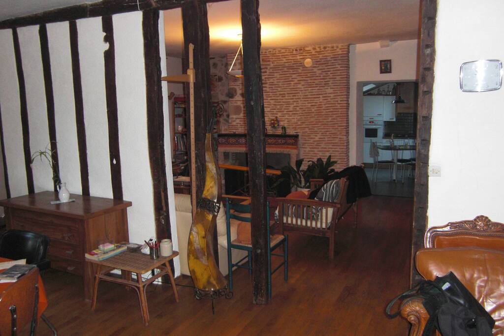 salon ; salle à manger ; cuisine