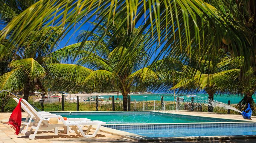 Chalés Maragogi: complet chalet 2bedrooms seafront