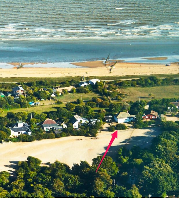 This is how close we are to the Beach!