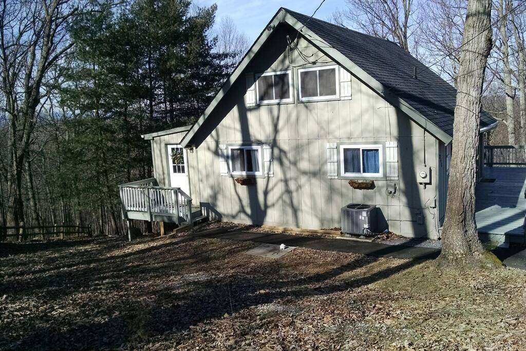 Side view of house