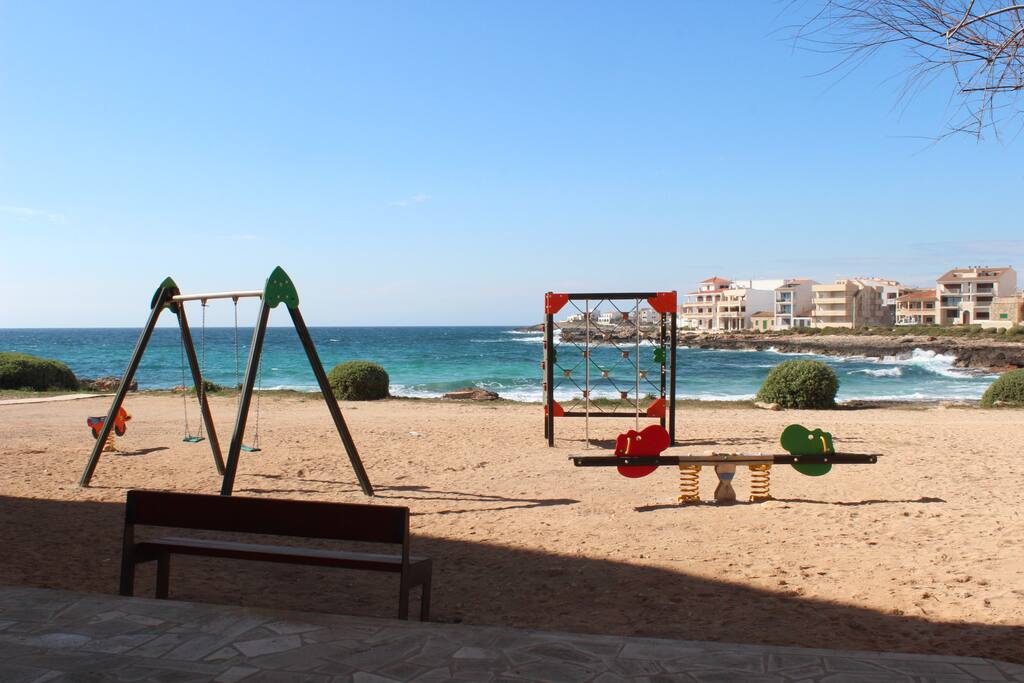 Our play beach.