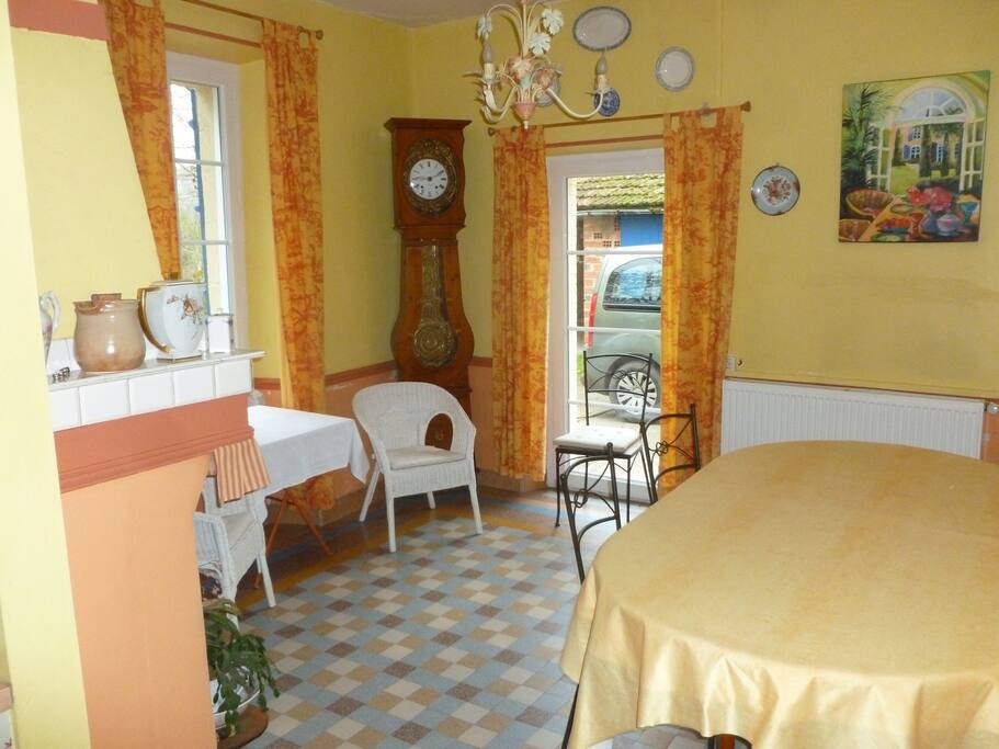 salle a manger des petits déjeuners