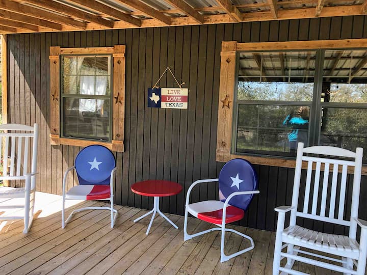 Charming Texas Cabin in acclaimed Hill Country Cabins for Rent in