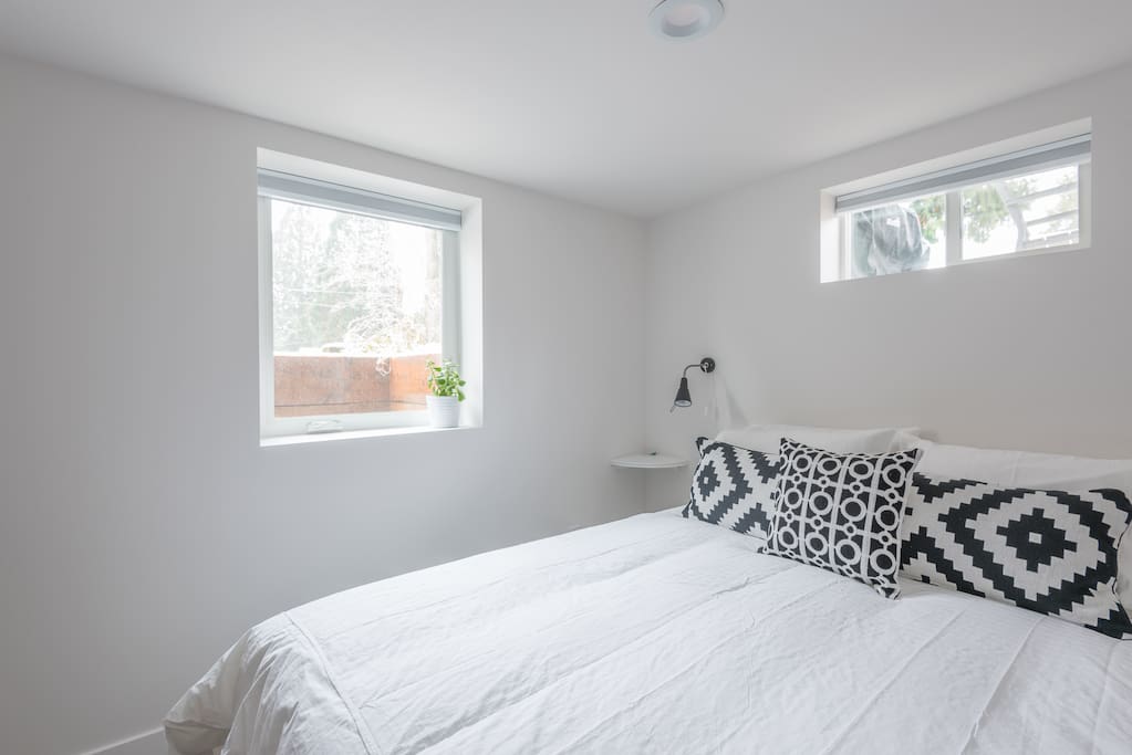 Bright, sunny bedroom