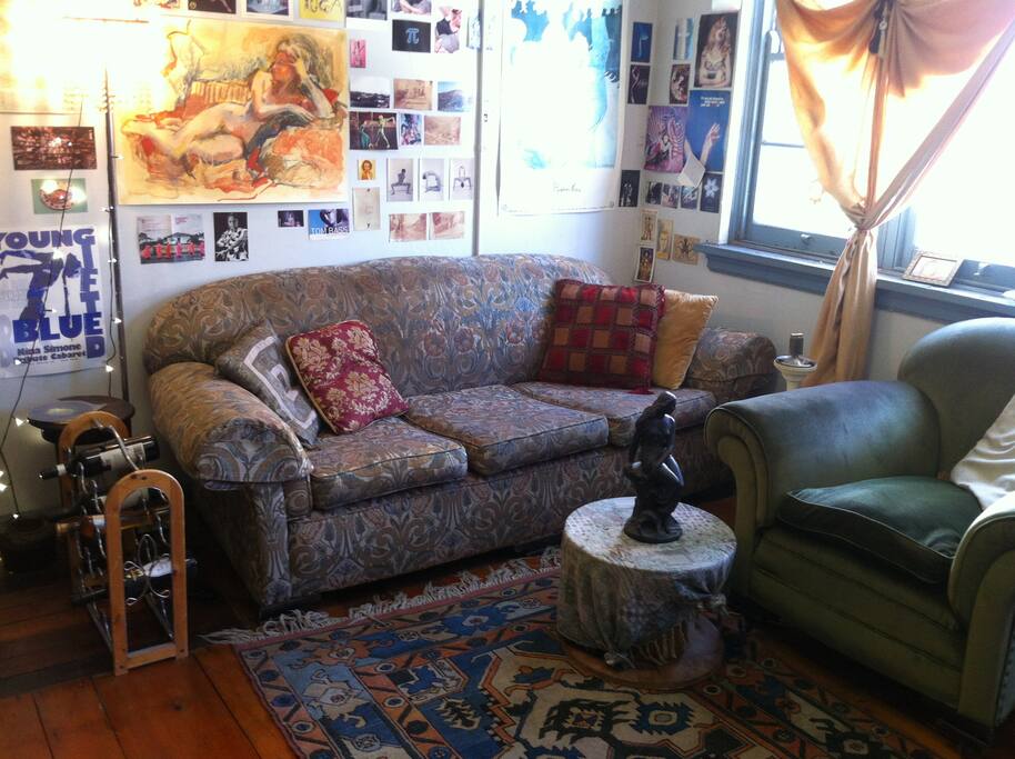 We have an excellent sound system and a big flatscreen TV
