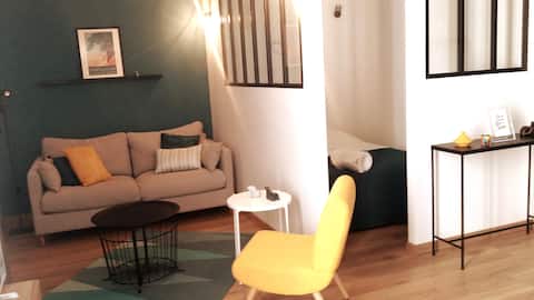 Bel appartement coeur de ville, au calme + vélos