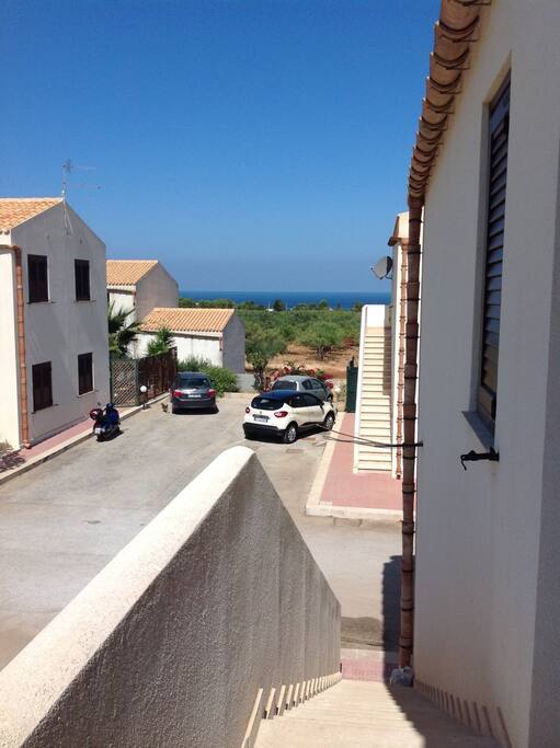 veduta dal terrazzino