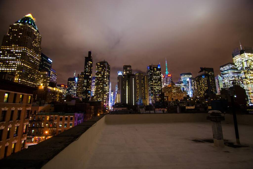 Night view from roof