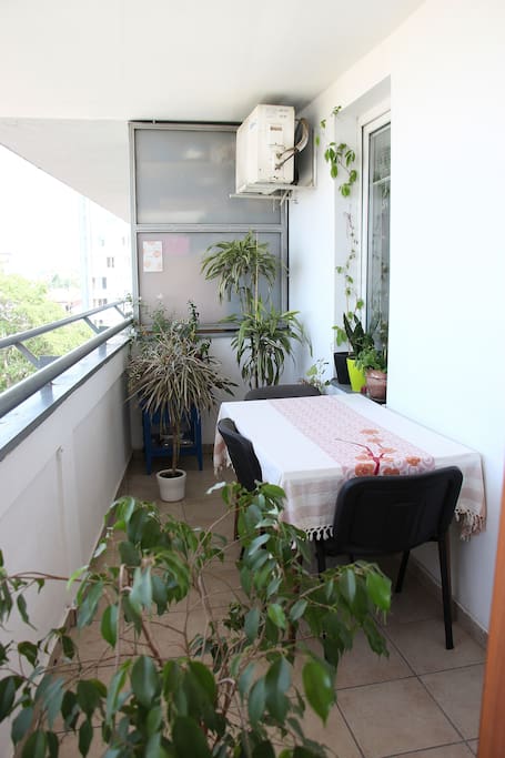 huge terrace