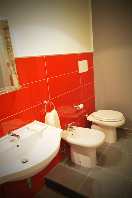 Bagno privato con doccia