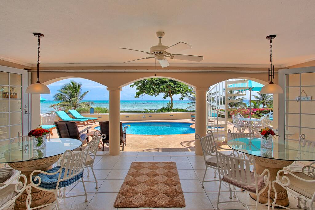 The Verandah for shaded outdoor dining