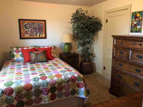 Colorful farmhouse in the country