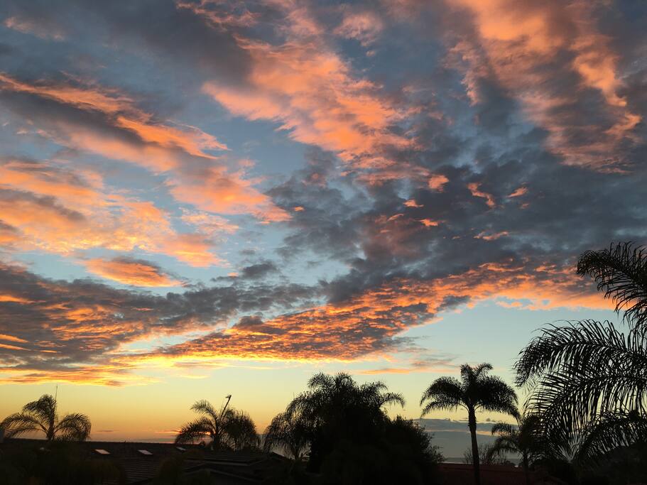 Gorgeous sunset views