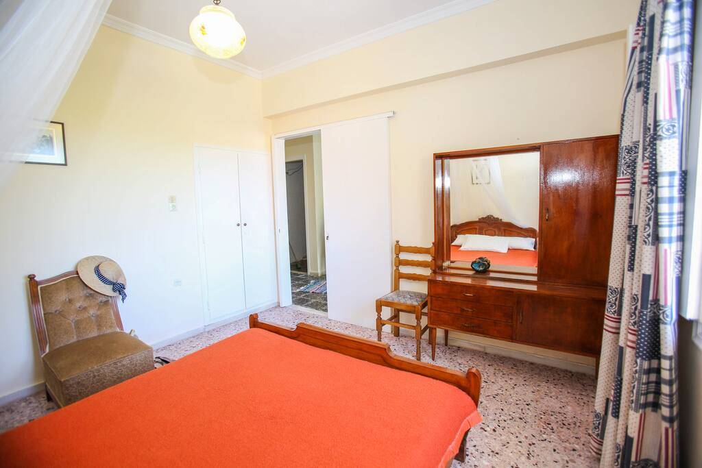 The first double bed bedroom