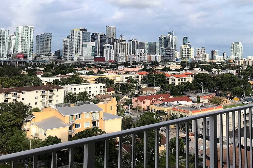 view from balcony