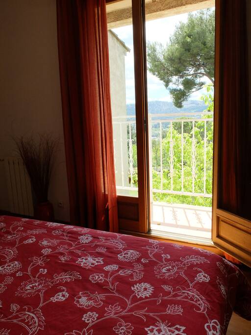 vue depuis le lit
