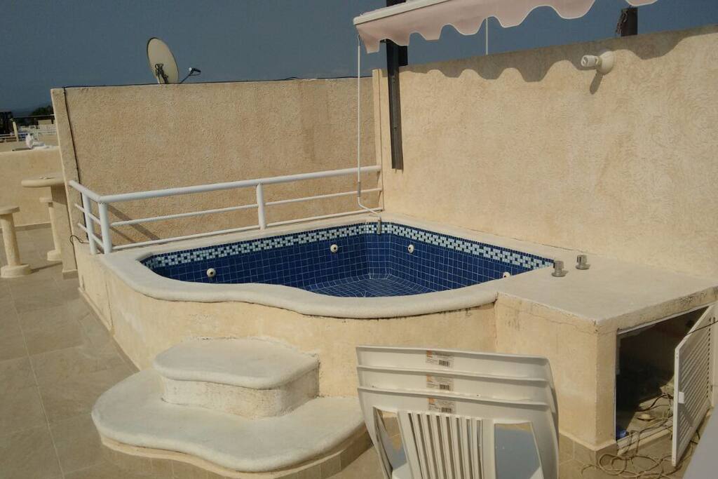 roof garden con jacuzzi