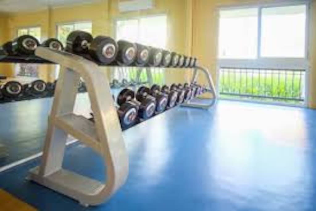 this is the aircon gym
which u can use,if u book my place