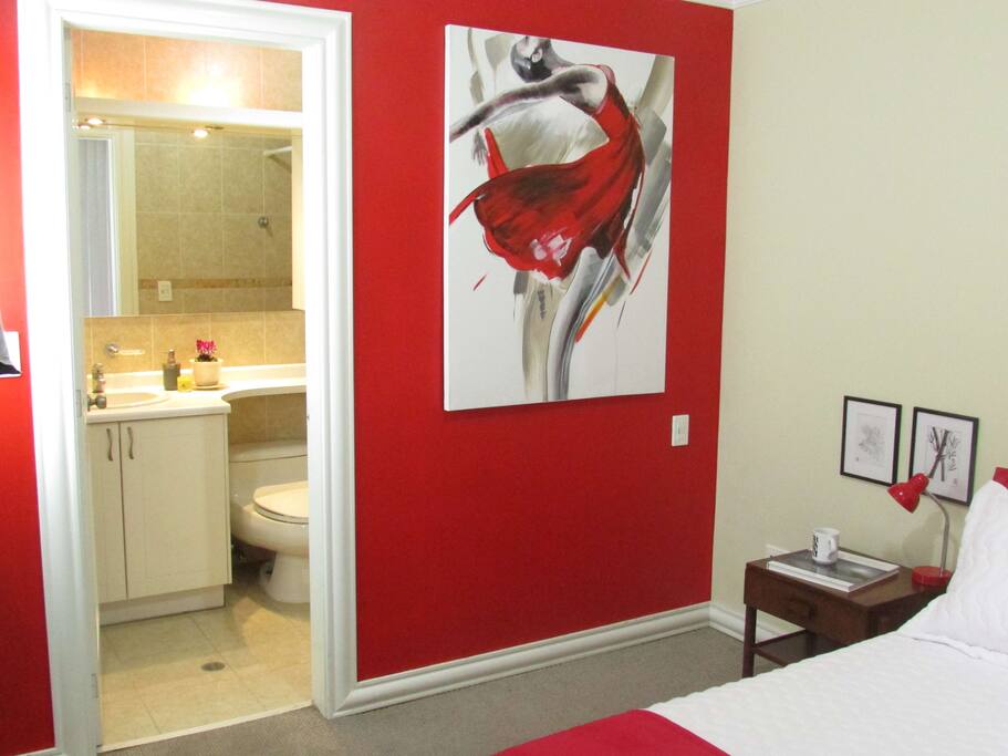 bedroom - bathroom view