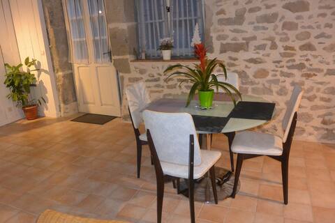 Bel appartement avec cour Centre Ville parking été