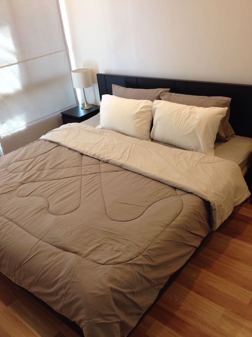 Master Bedroom with King size bed.