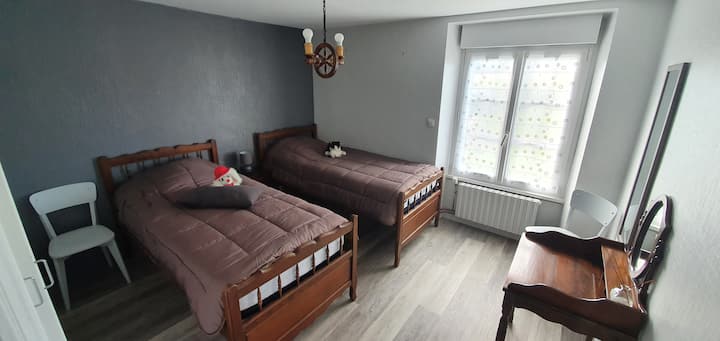 Cuarto dormitorio - 2 camas individuales