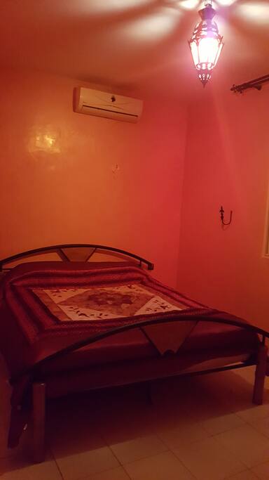 Chambre double climatisée