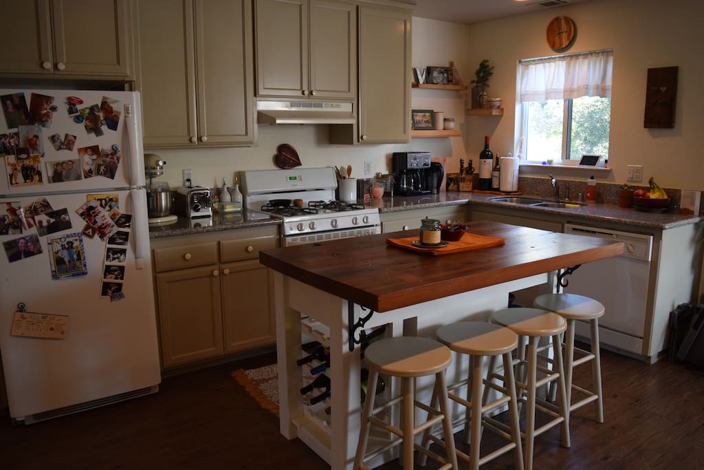 Kitchen with island