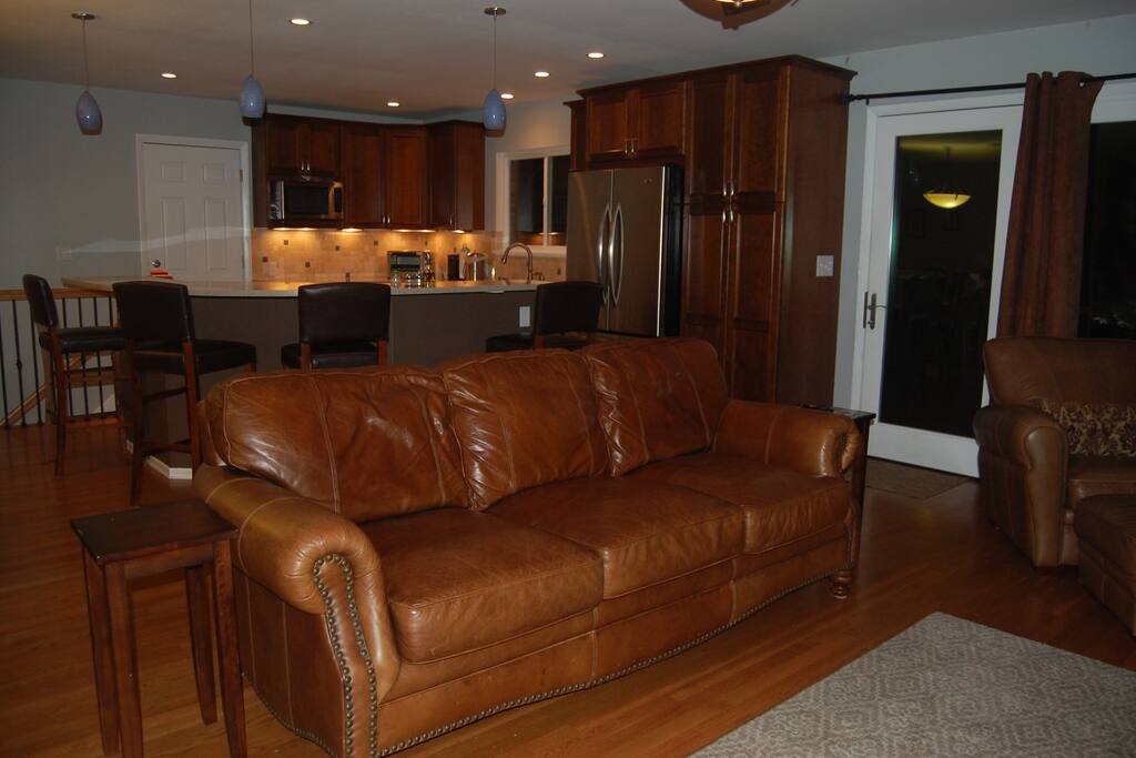 Main living area open to the kitchen