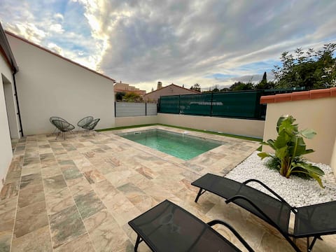 Banyuls - 3 bedroom villa with pool