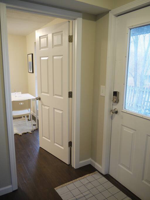 Private entry all your own and door to your room.