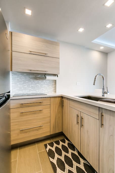 Completely renovated modern kitchen