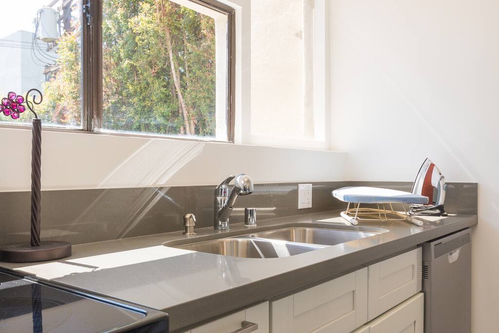 Remodeled kitchen with all new appliances- stove, oven, refrigerator, toaster and microwave included.
