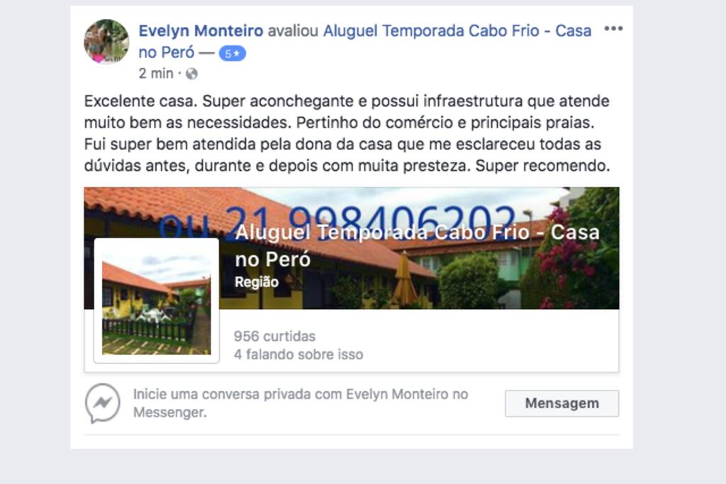 Comentários dos hóspedes