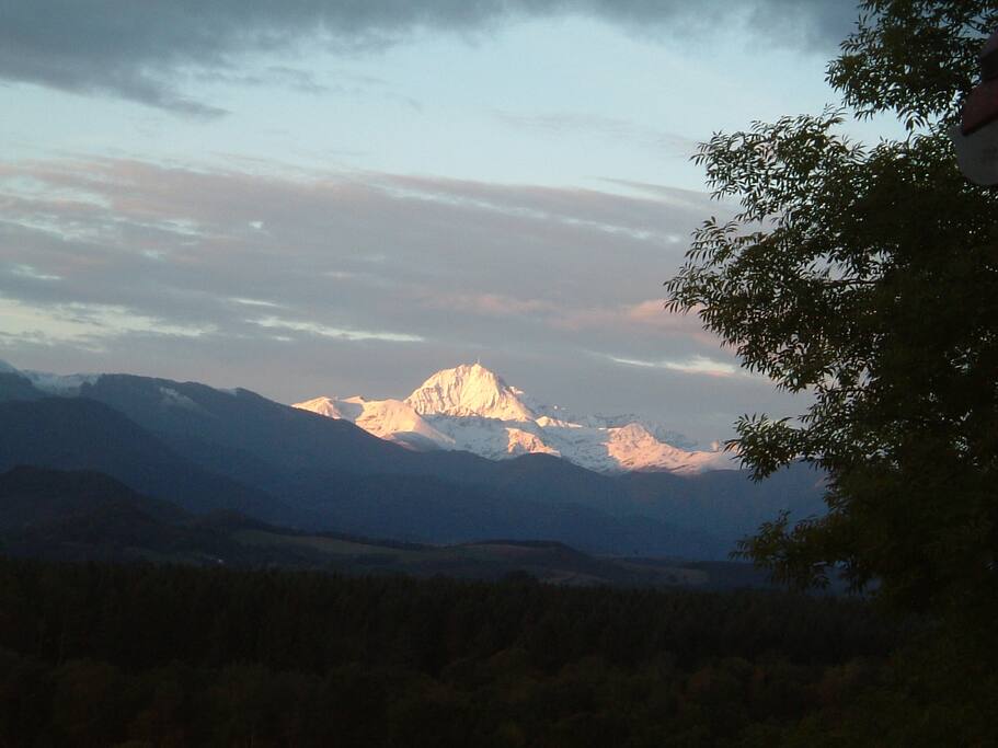 The Pic du Midi from the garden