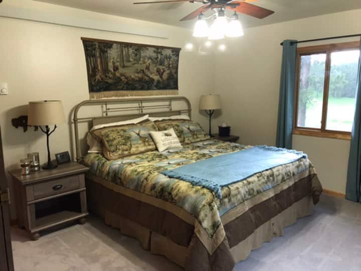 Bedroom with king-size bed