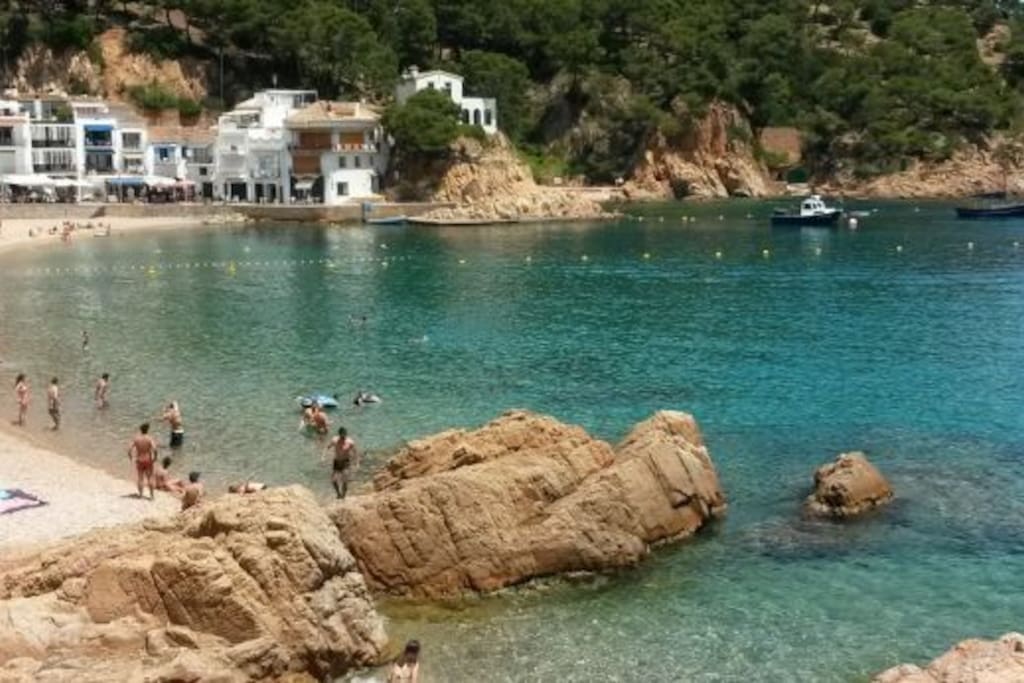 Playa de Tamariu (5 minutos)