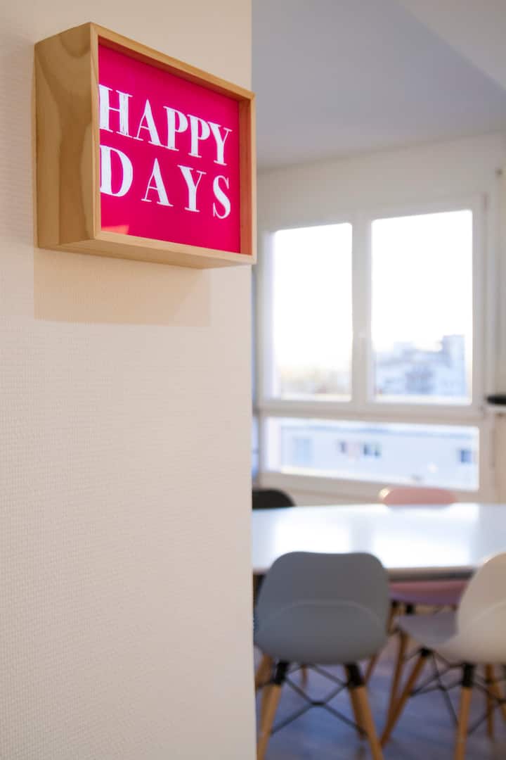 Le Happy Days -Grand T4 Convivial - Dijon