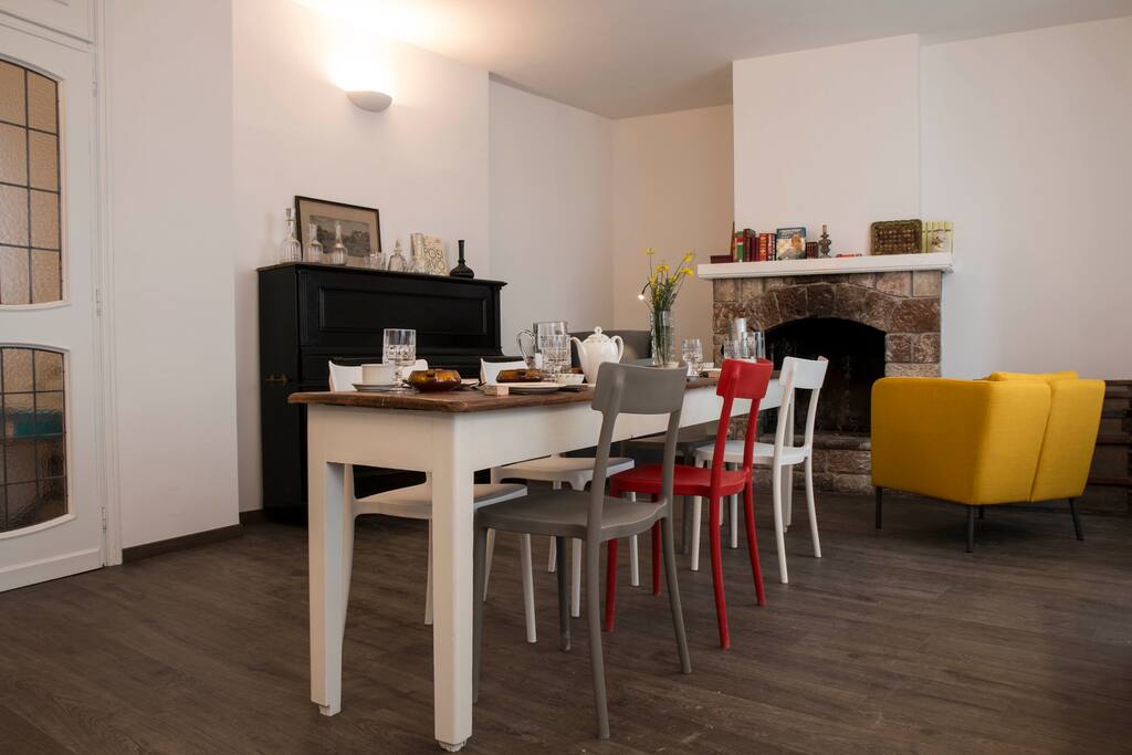 Residenza la corte Assisi, Stanza delle colazioni, soggiorno