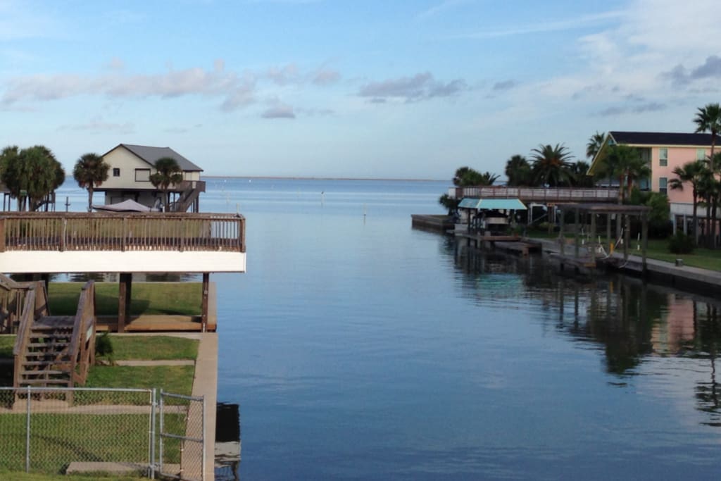 Great views from the deck.