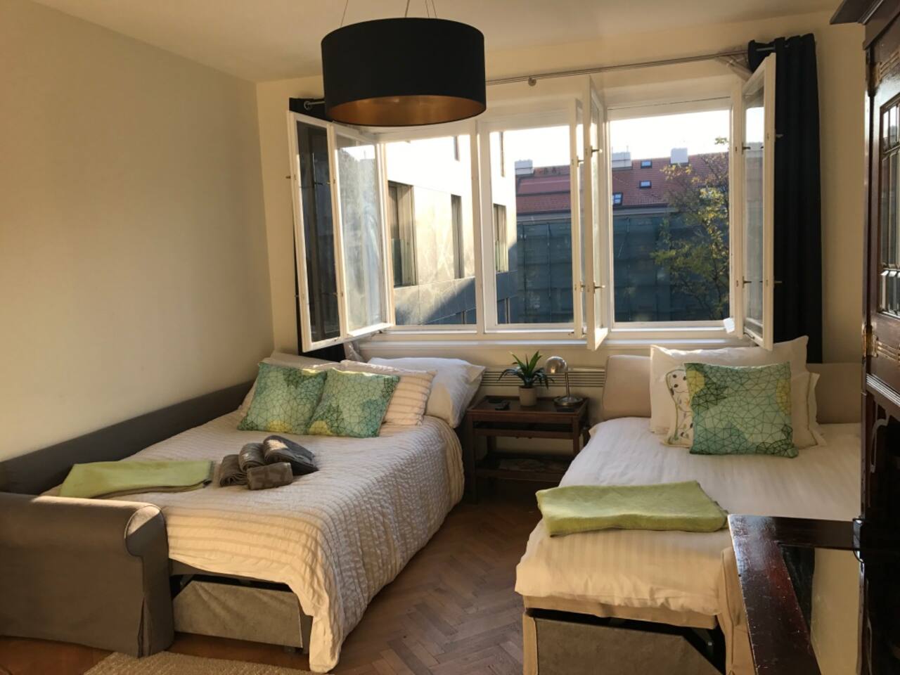 Bedroom/Living Area. Sleeps up to 4 guests