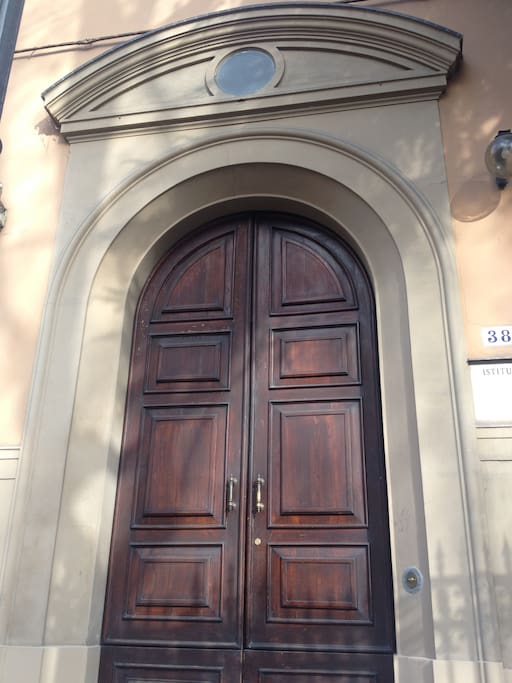 The entrance of the Convent...