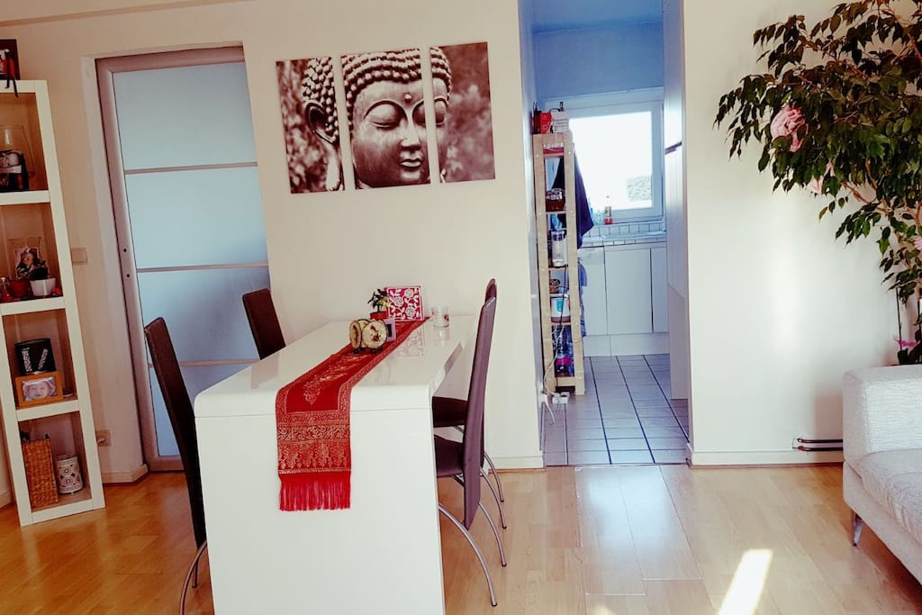 From dining room, access to kitchen and bedroom