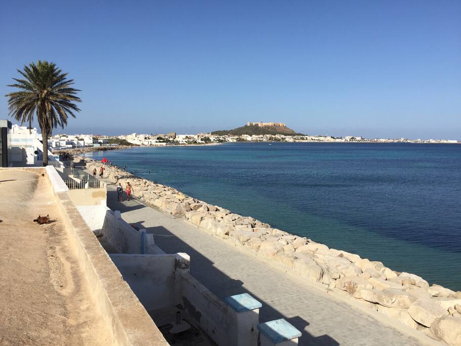 Vue du toit , accessible par escalier