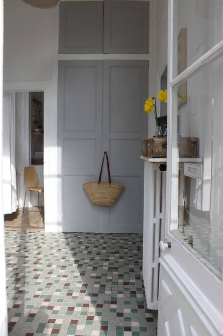 L'entrée du gîte des Hortensias