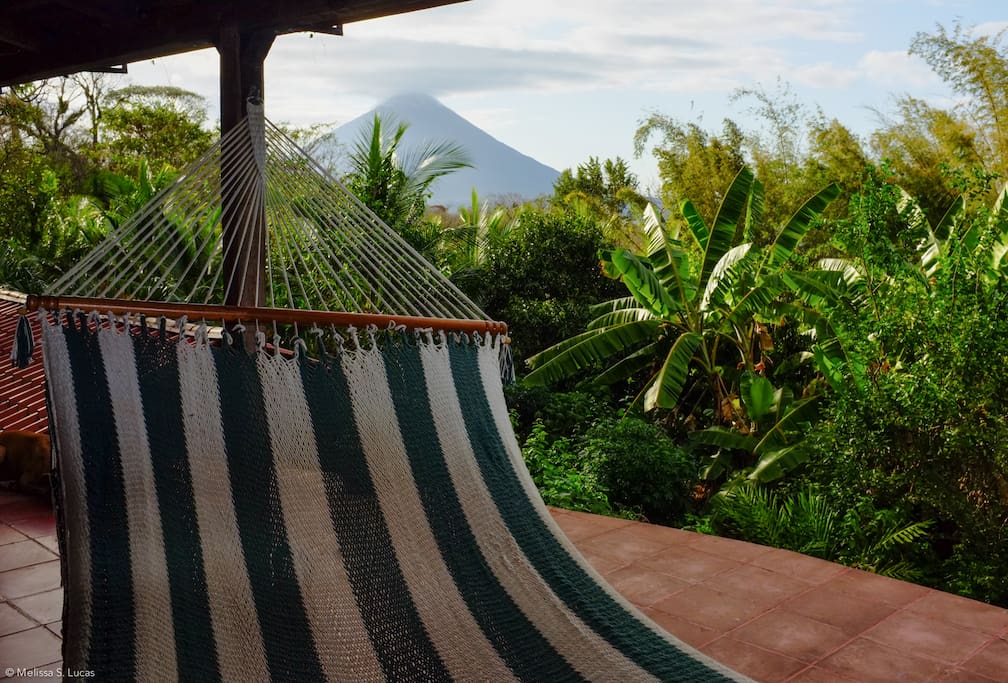 Welcome to the Homestead! Enjoy hammock time looking over the lush landscape to volcán Concepción