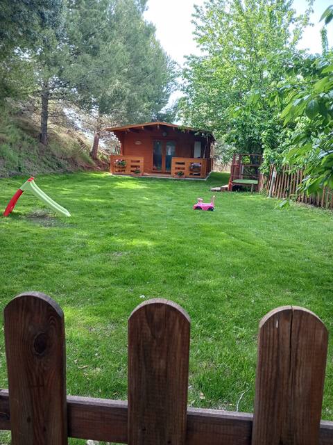 Wooden cabin for 4 people